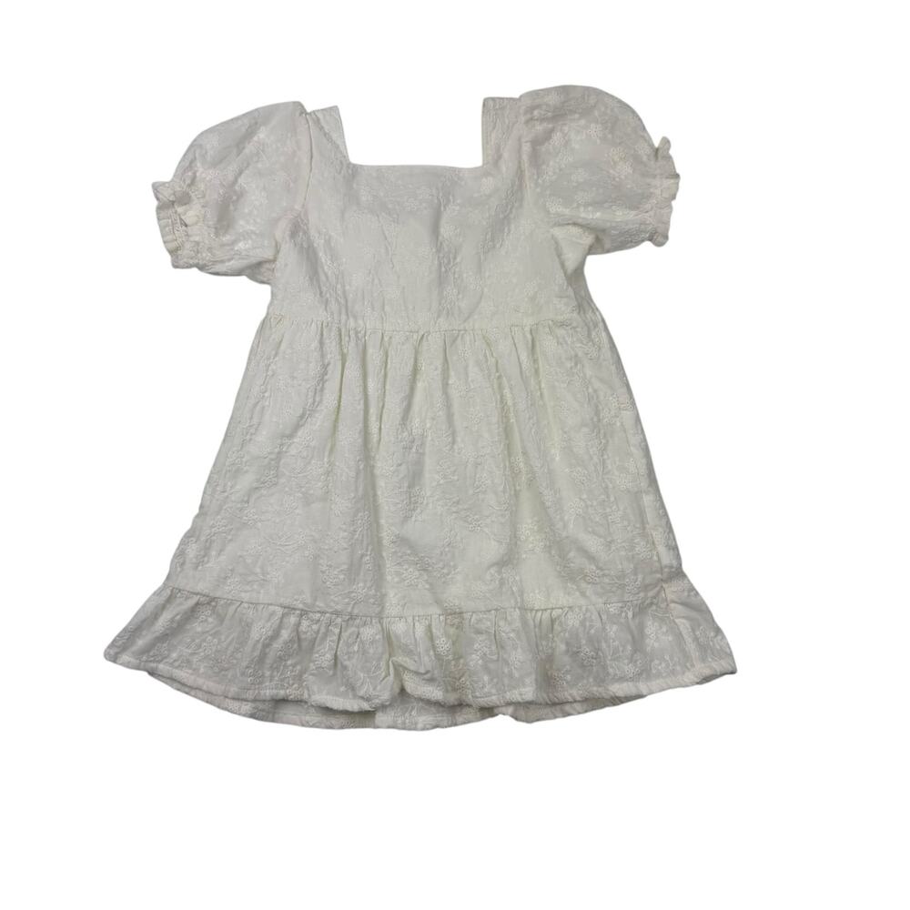 Kendi Briar Eyelet Puff Sleeve Dress
